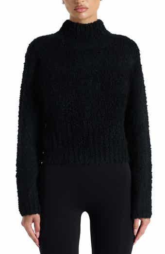Naked Wardrobe Turtleneck Bouclé Sweater