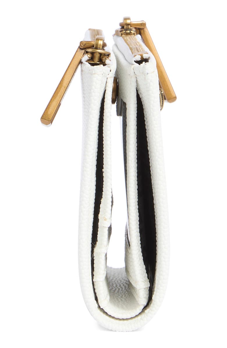 Kurt Geiger London Shoreditch Pebbled Leather Wallet, Alternate, color, White