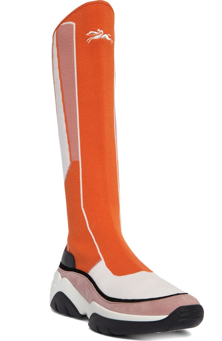 Longchamp Tall Shaft Tennis Boot, Main, color,