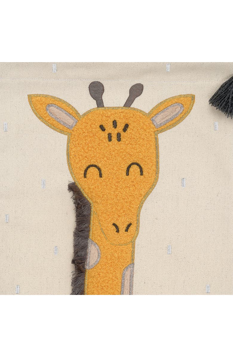 Lambs & Ivy Giraffe Canvas Banner Nursery Wall Art / Wall Hanging, Alternate, color, Cream