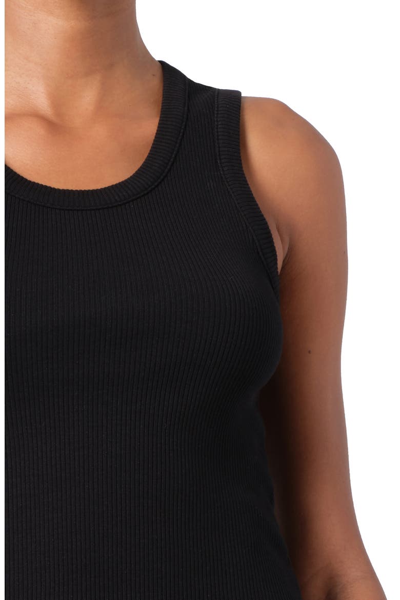 Poppy Shrunken Rib Tank, Alternate, color, BLACK