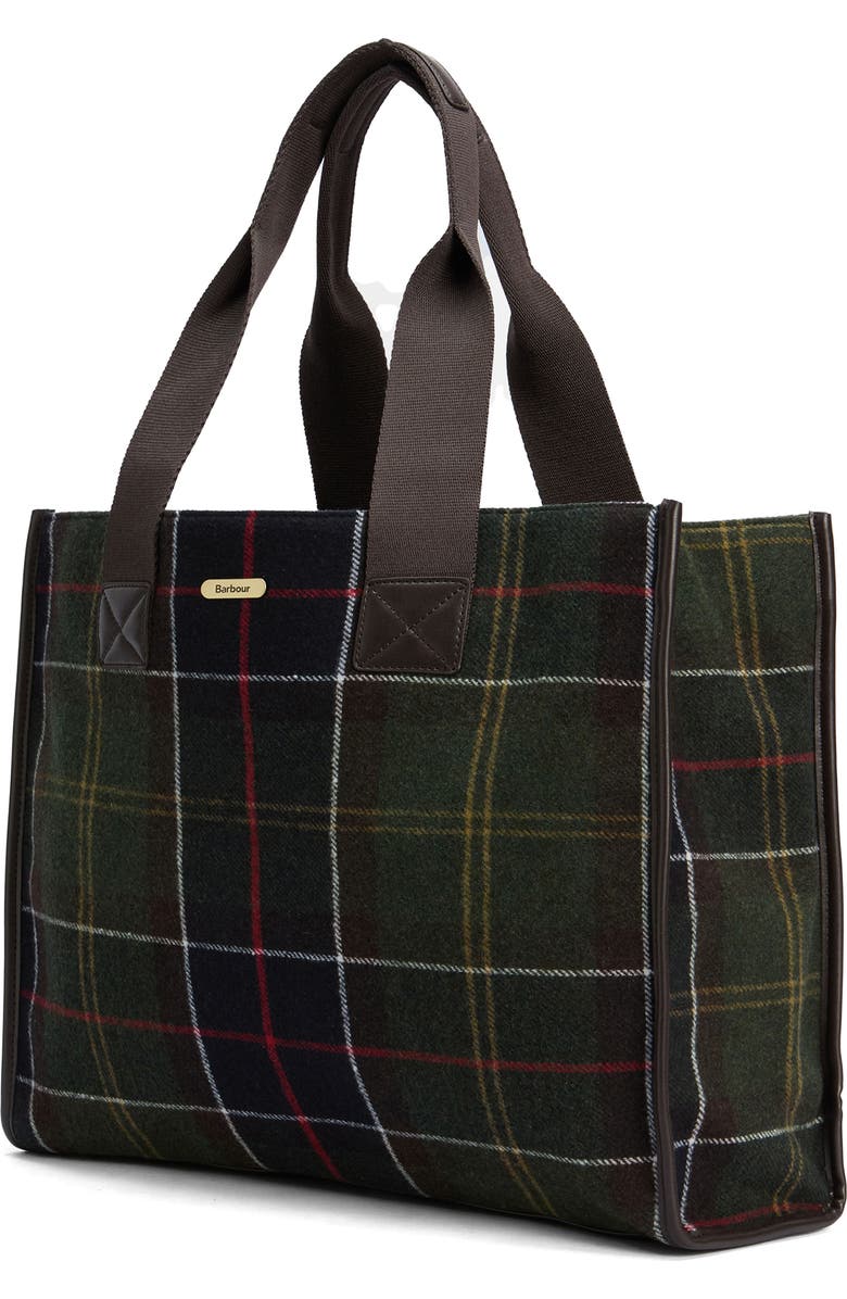 Barbour Turnberry Tartan Plaid Tote, Alternate, color,