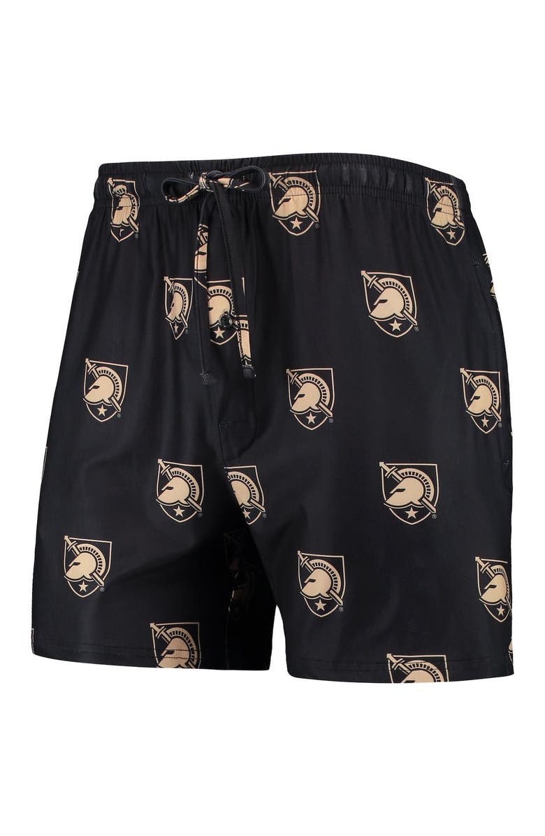 CONCEPTS SPORT Men's Concepts Sport Black Army Black Knights Flagship Allover Print Jam Shorts, Alternate, color, 