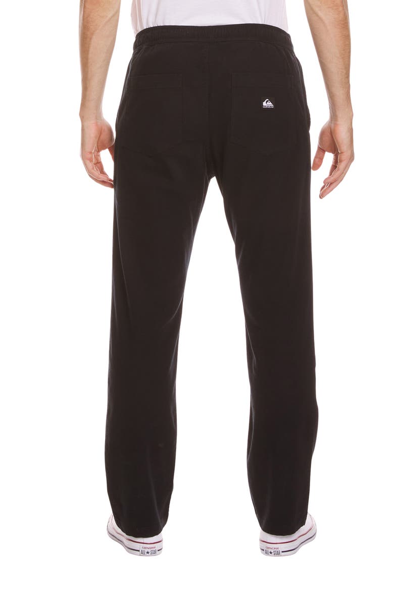DNA Beach Stretch Cotton Pants, Alternate, color, BLACK