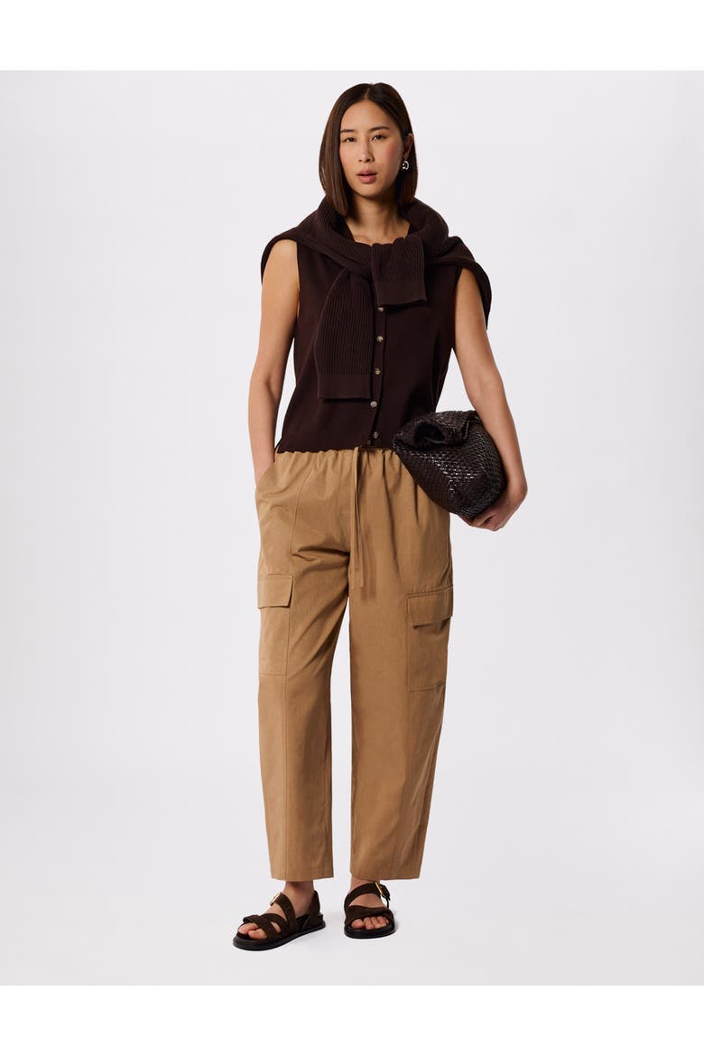 Utility Cotton Barrel Trouser, Alternate, color, Neutral