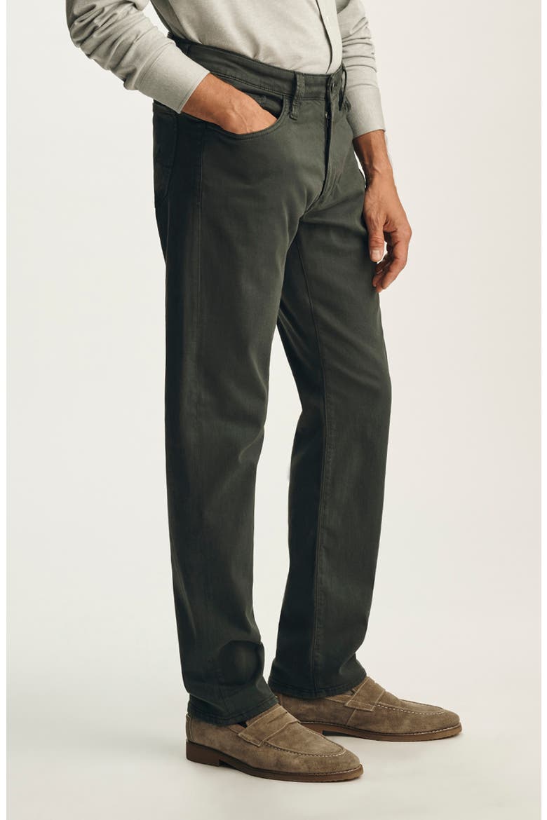 Courage Straight Leg Twill Pants, Alternate, color, DEEP TEAL TWILL