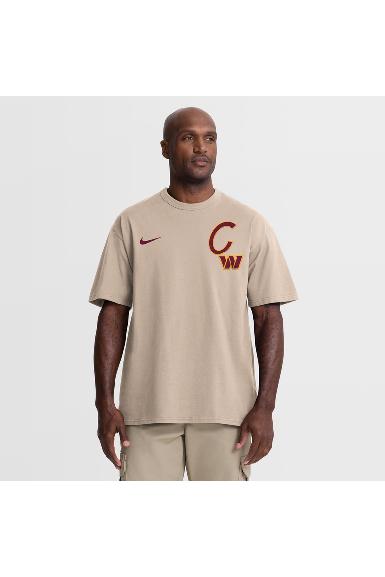 Men's Nike Sand Washington Commanders Night Primary Max90 T-Shirt, Main, color, Sand