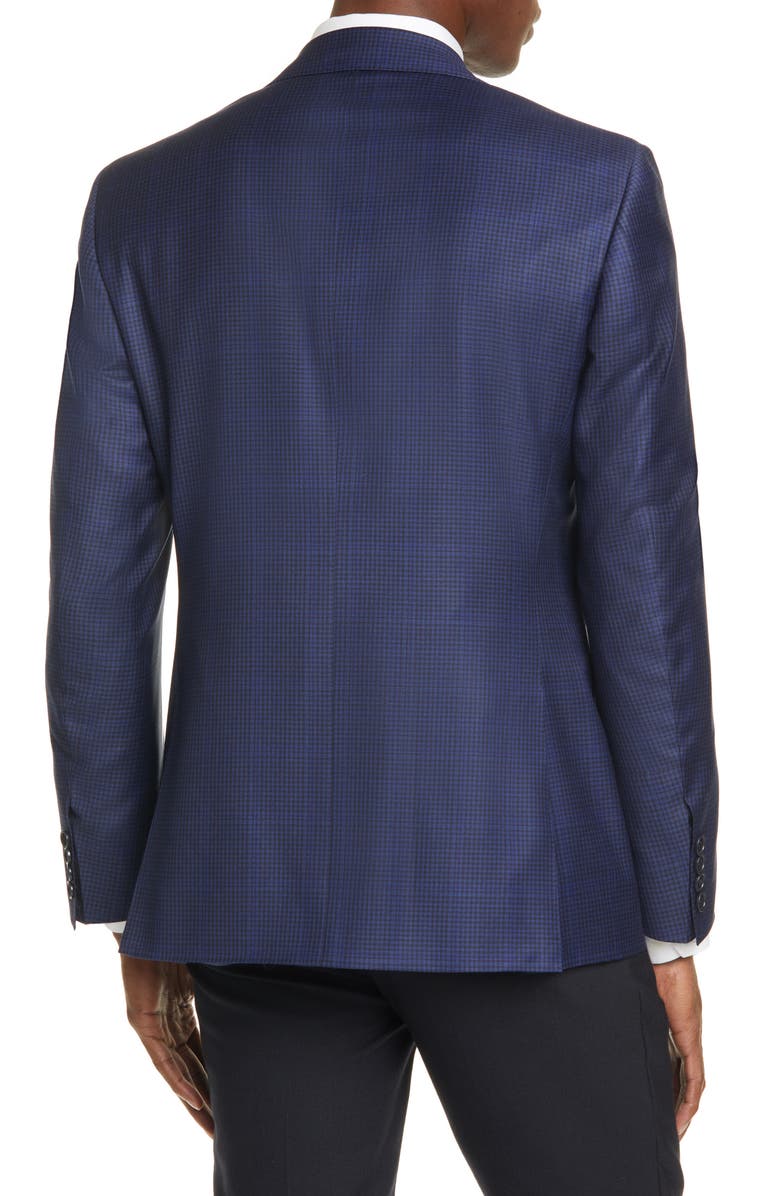 Canali Classic Fit Check Wool Sport Coat, Alternate, color, 