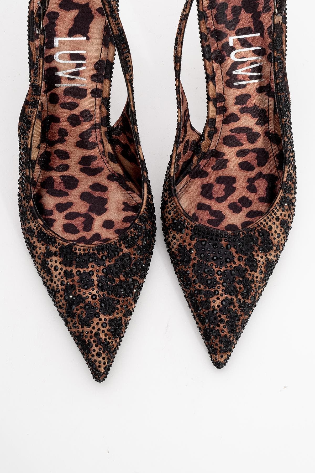 Prologue Shoes Roya Pointed Toe Stiletto Pump, Alternate, color, Leopard