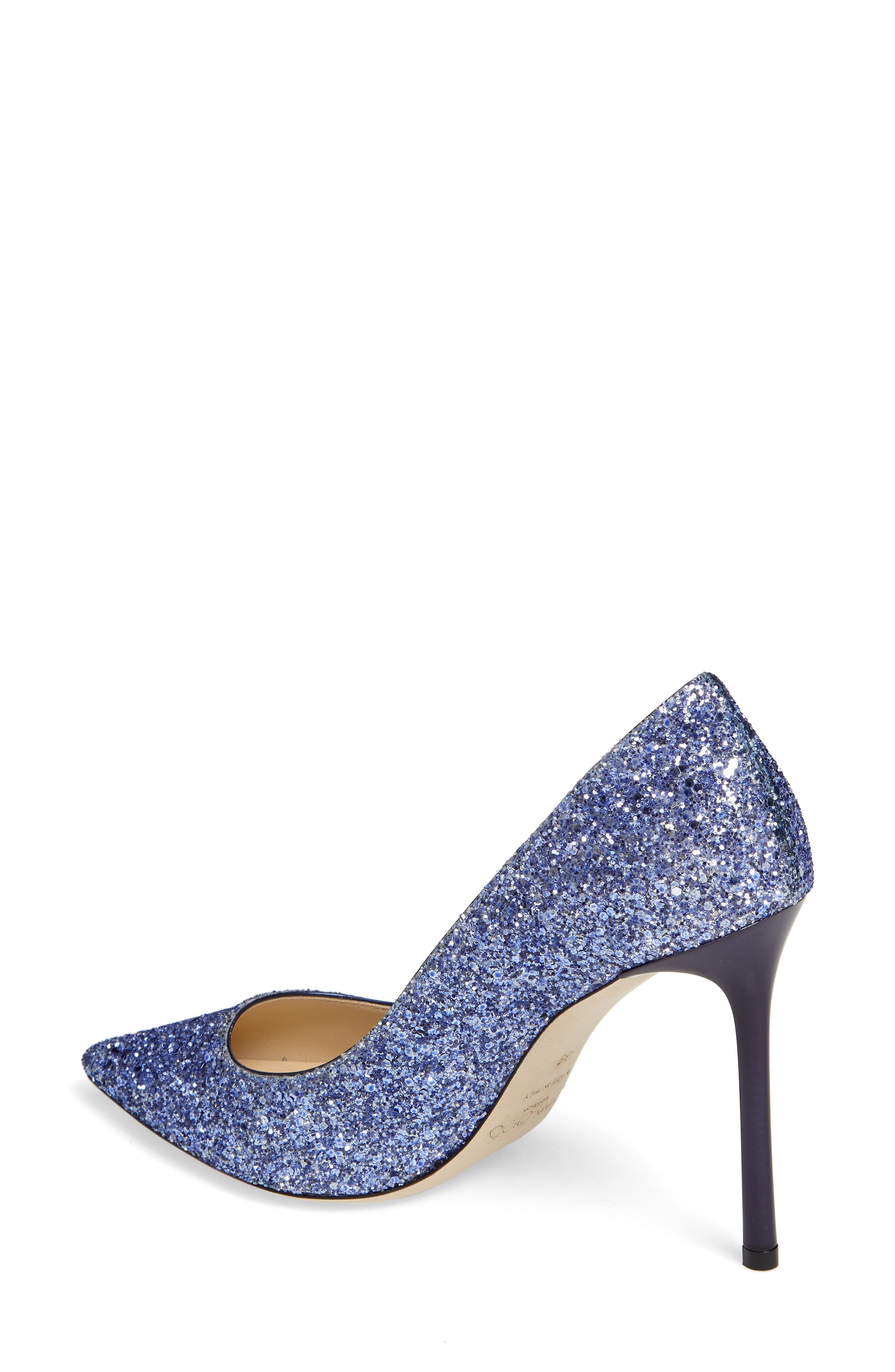Romy Glitter Pump, Alternate, color, COBALT GLITTER