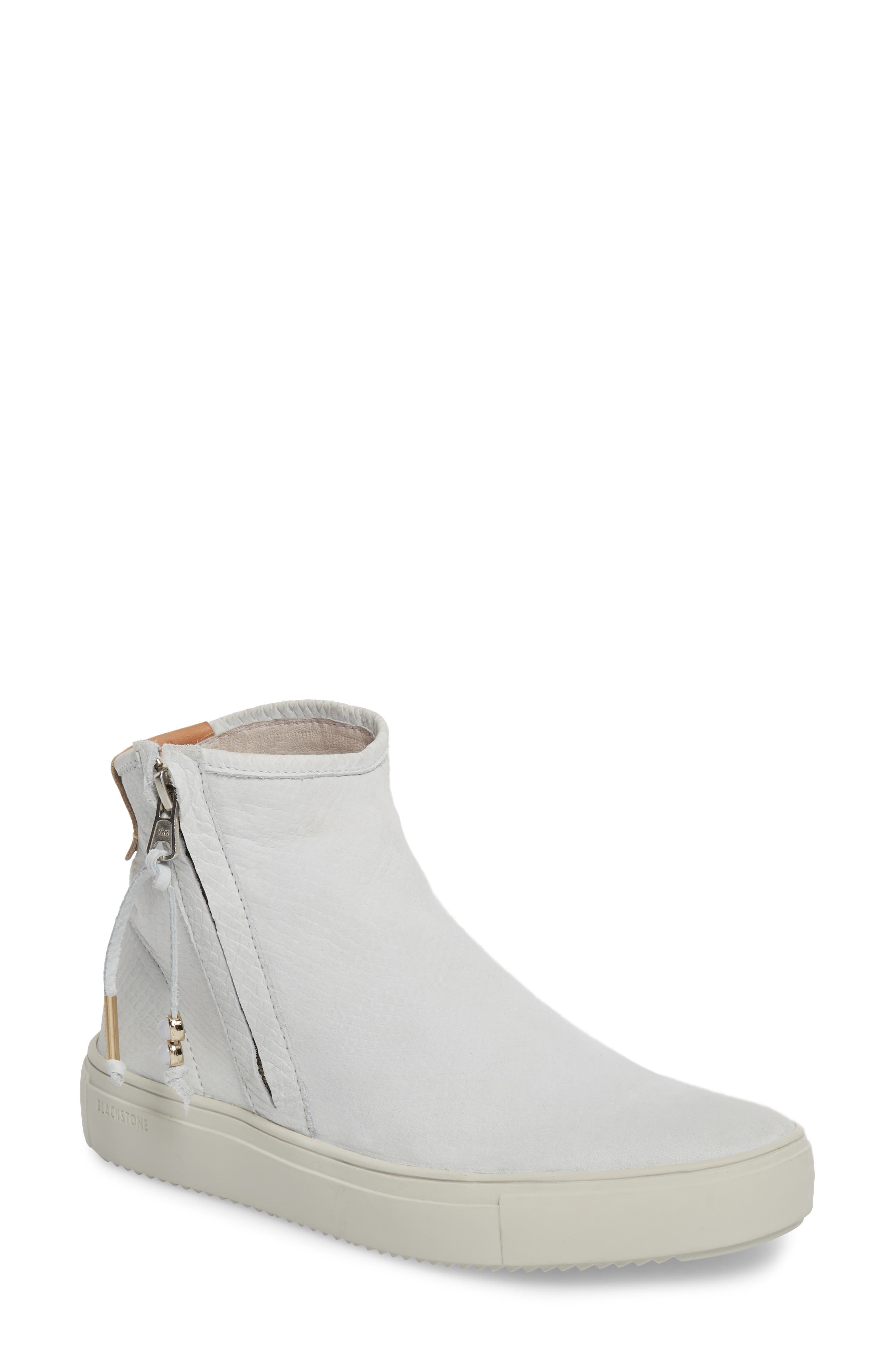 PL92 Zip Bootie, Main, color, WHITE LEATHER