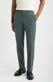 Open Edit Skinny Fit Pleated Suit Pants