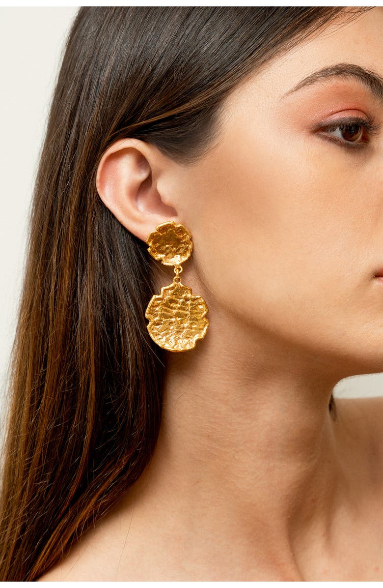 SYLVIA TOLEDANO Swan Earrings, Alternate, color, Gold
