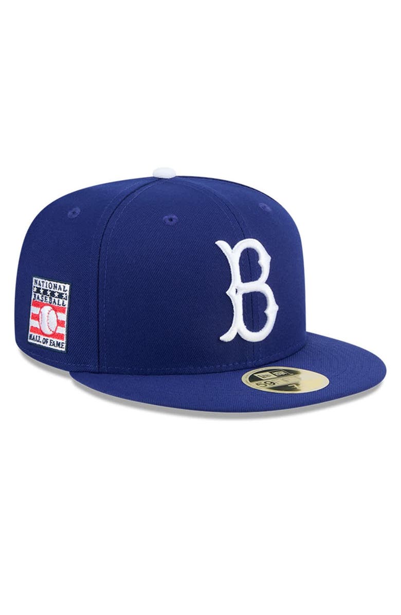 New Era Men's New Era Royal Brooklyn Dodgers Baseball Hall of Fame 59FIFTY Fitted Hat, Main, color, Royal