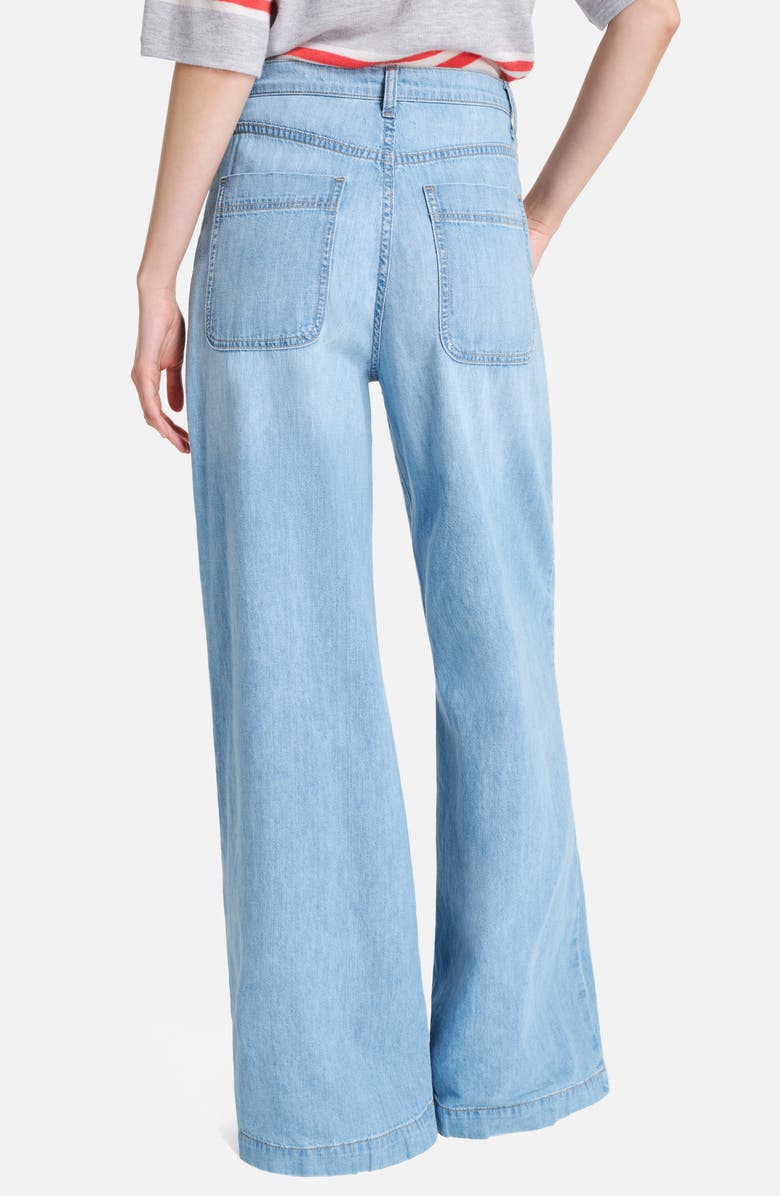 TWP Mecox Beach Wide Leg Jeans, Alternate, color, Vintage Wash