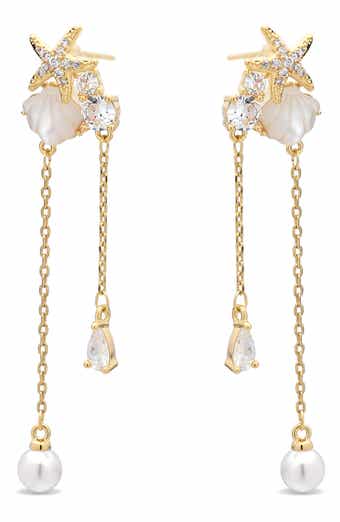 Malani Shell Dangle Drop Earrings
