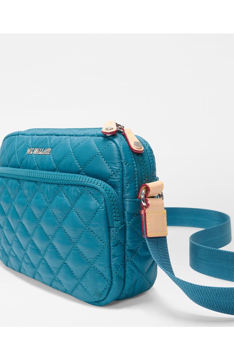 MZ Wallace Small Metro Quilted Nylon Camera Bag, Alternate, color, Pacific