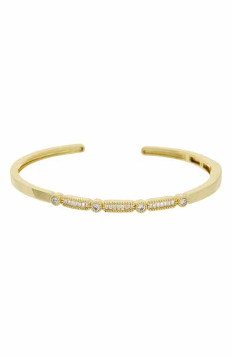 Cubic Zirconia Cuff Bracelet
