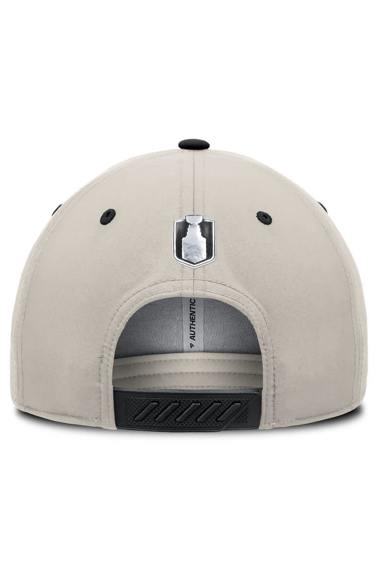 FANATICS Men's  Fanatics  Black/Gray Minnesota Wild 2025 Stanley Cup Playoffs Locker Room Trucker Adjustable Hat, Alternate, color, 