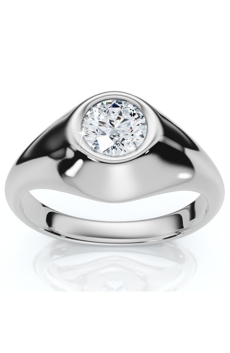 Bliss Diamond 1Ct Diamond Men's Pinky Ring 14k White, Yellow, or Rose Gold Lab Grown, Alternate, color,