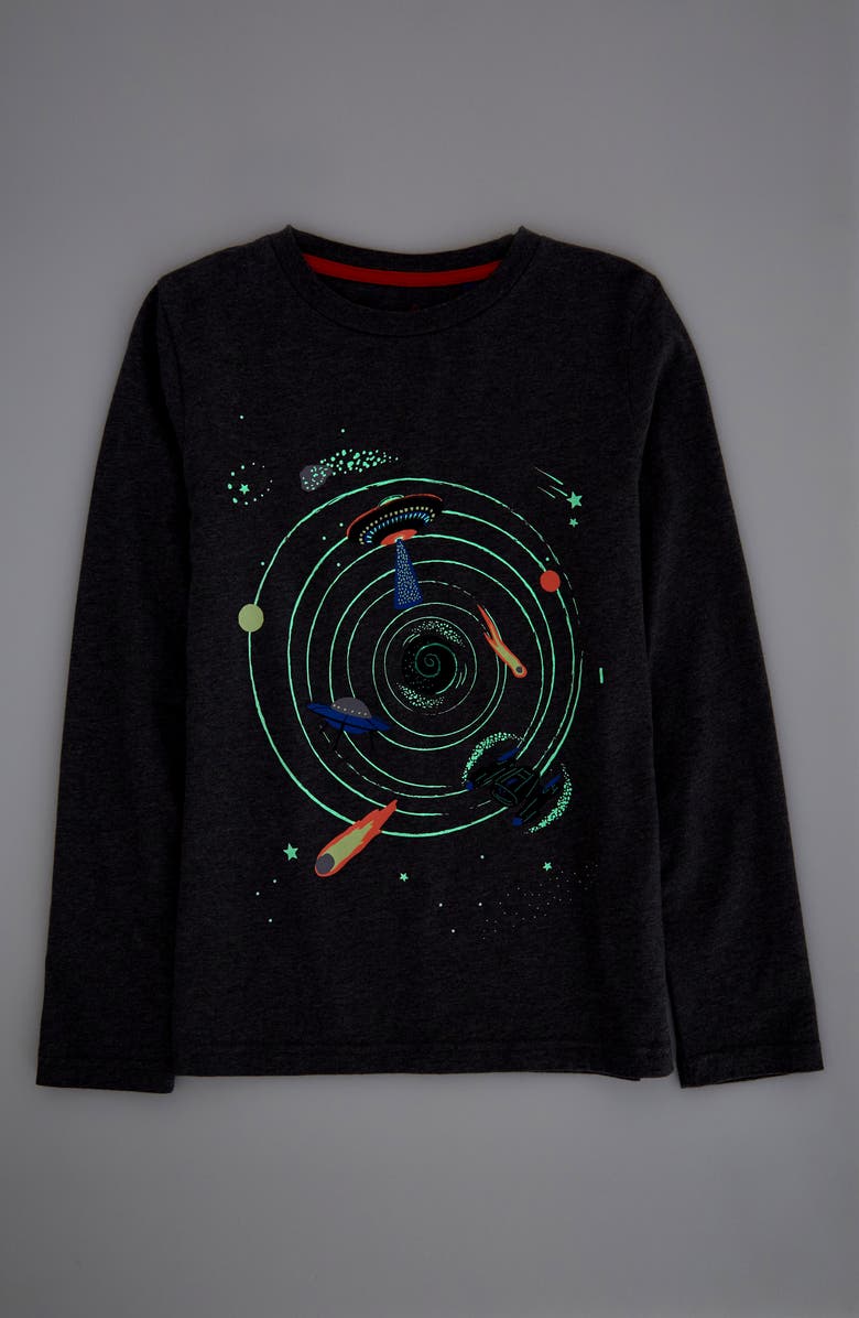 Mini Boden Glow in the Dark Dinosaur T-Shirt, Alternate, color, 