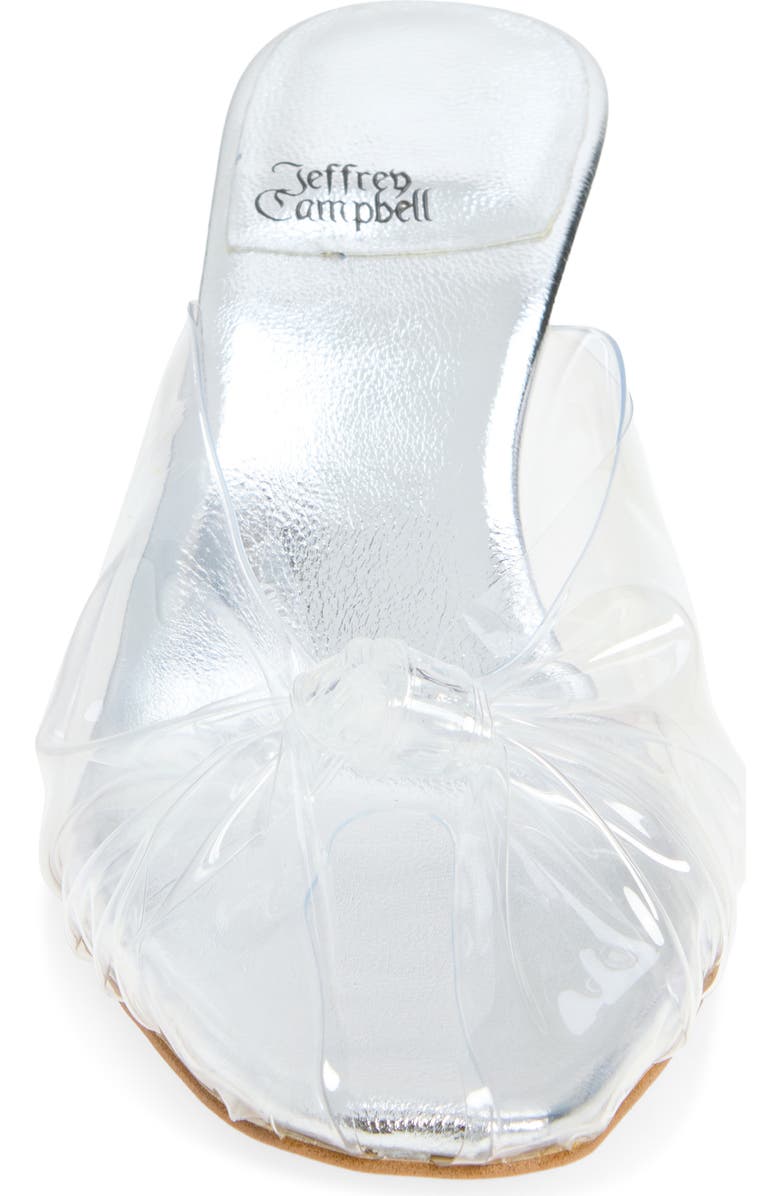 Jeffrey Campbell Crystala Knotted Open Toe Slide Sandal, Alternate, color,