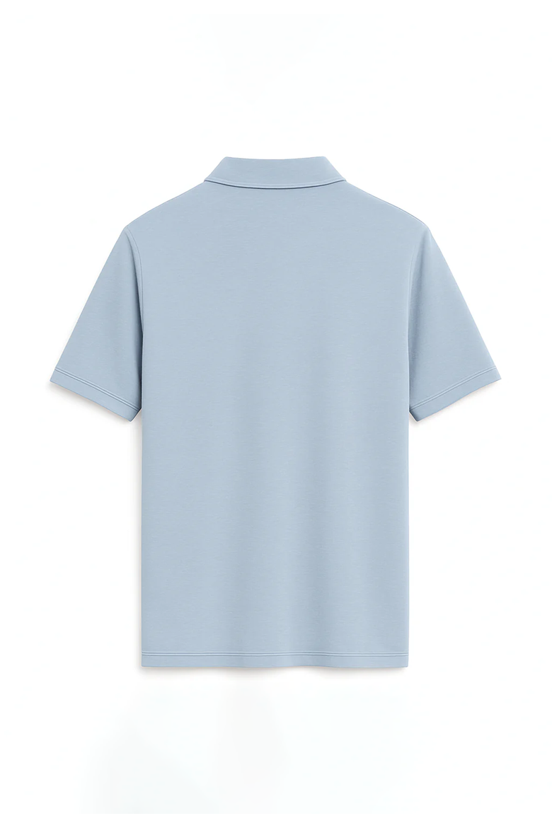 Men's Big and Tall Casual Commuter Tech Polo, Alternate, color, Heather Blue