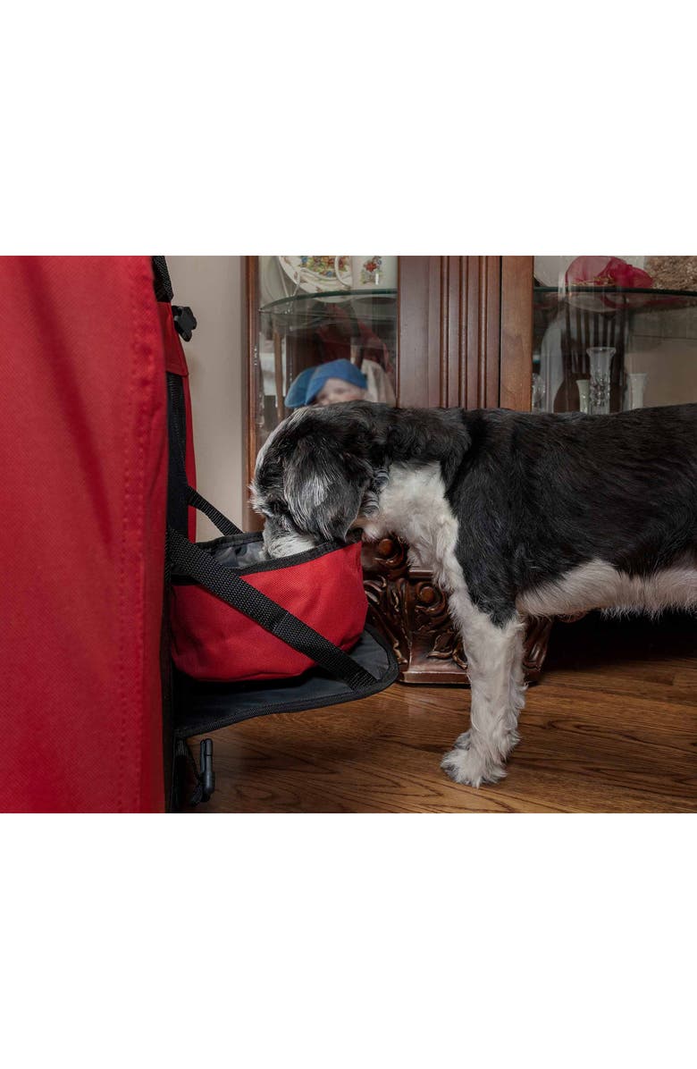 PET LIFE Folding Deluxe 360 Vista View Pet Carrier - Large, Alternate, color, Red