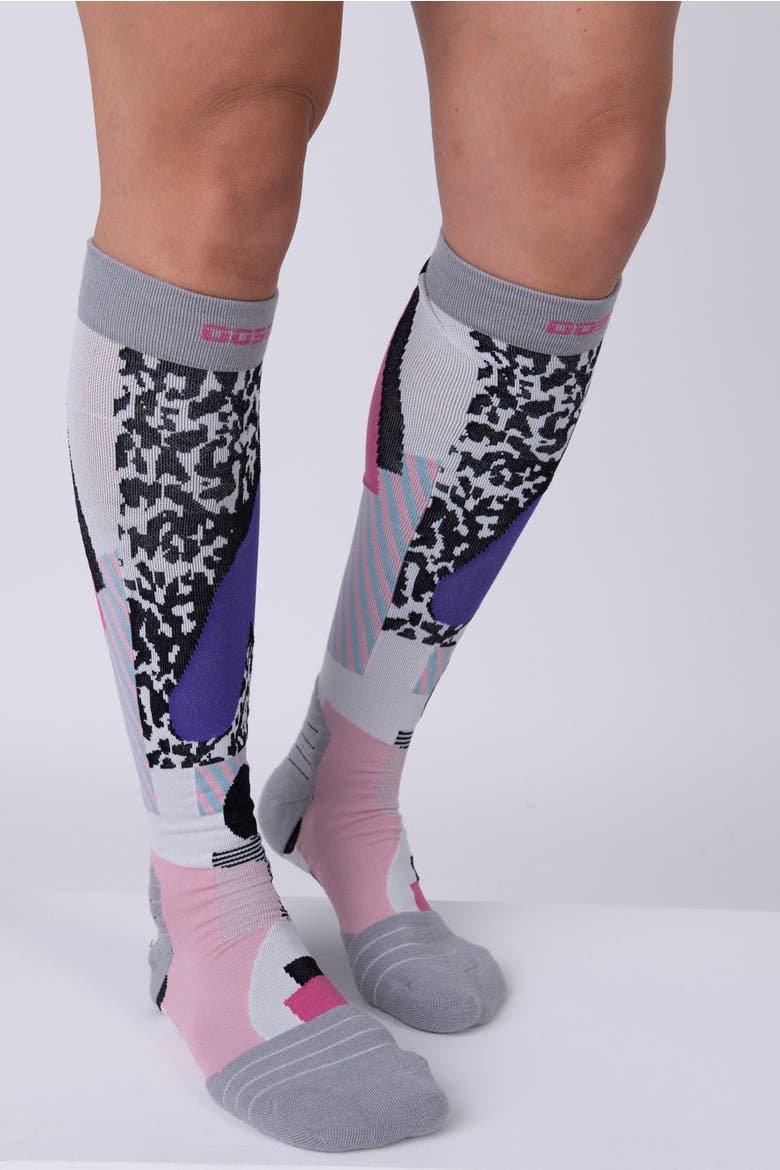 Penfold Multicoloured Ski Sock, Main, color, Multicoloured