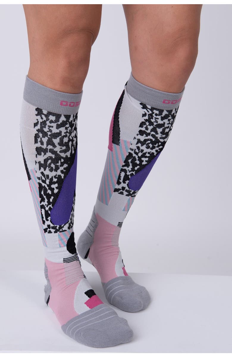 OOSC Penfold Multicoloured Ski Sock, Main, color, Multicoloured