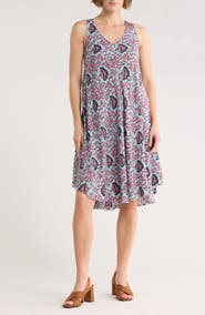 La Fiorentina Melissa Sleeveless Trapeze Dress