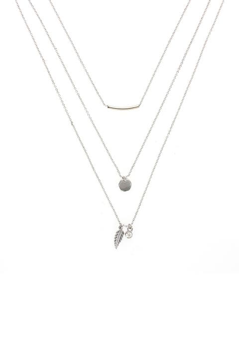 14K Gold Plated Layered Mixed Necklace