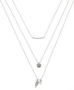 OLIVIA WELLES 14K Gold Plated Layered Mixed Necklace
