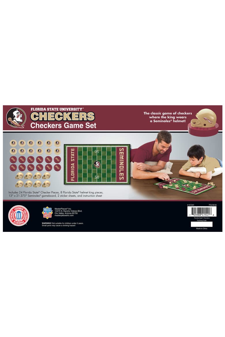 Florida State Seminoles Checkers Game, Alternate, color, Multicolor