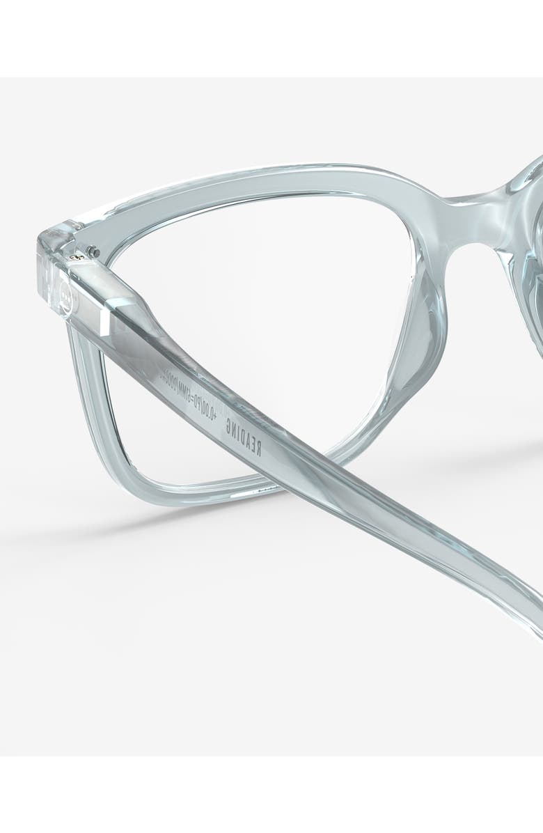 IZIPIZI #L 54mm Rectangular Reading Glasses, Alternate, color, Frozen Blue