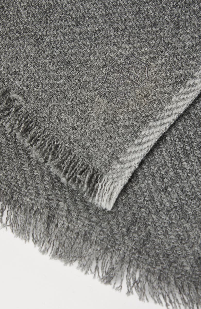 Brunello Cucinelli Cashmere scarf, Alternate, color, Medium Grey