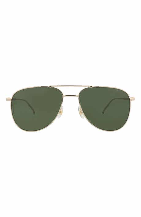 Montblanc 58mm Aviator Sunglasses