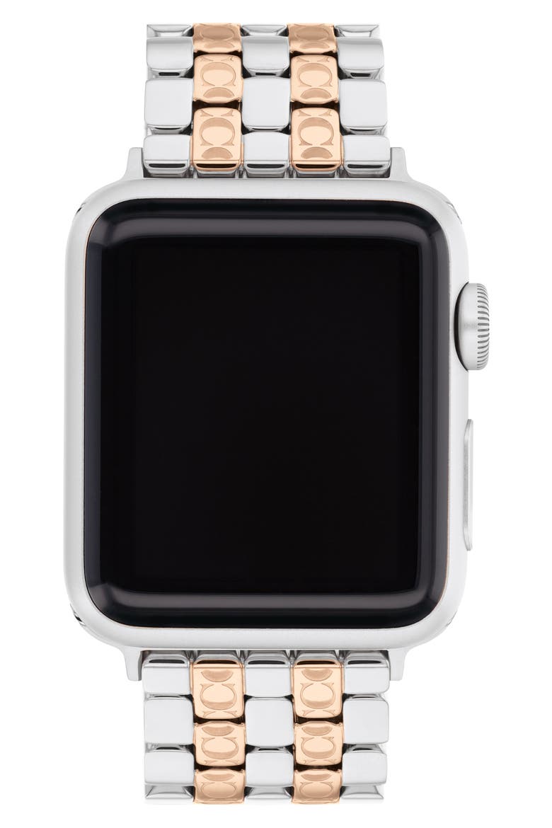 Apple Watch® Two-Tone Bracelet Watchband, Alternate, color, TWO TONE