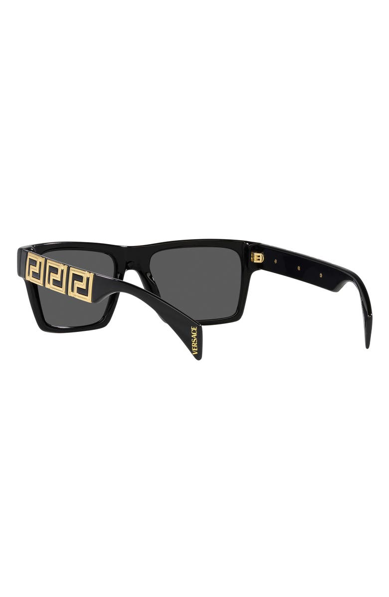 Versace 54mm Rectangular Sunglasses, Alternate, color, 
