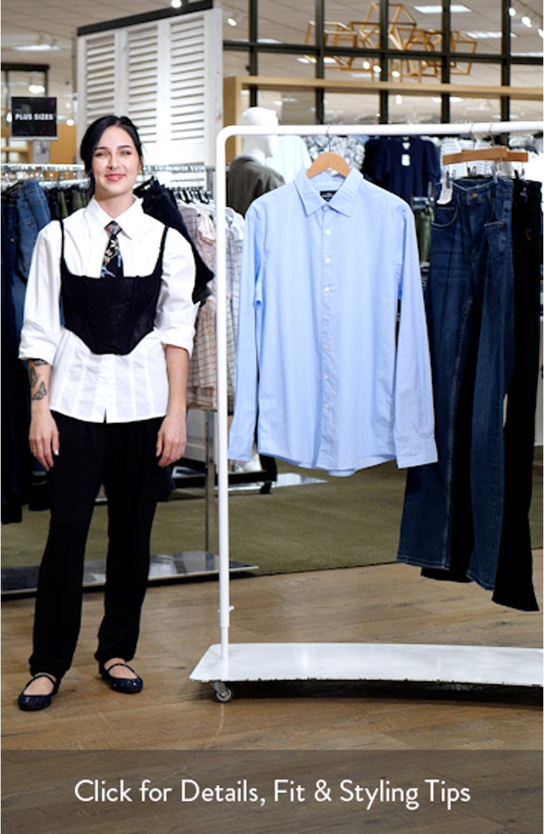 Surrey Hills Solid Supima Cotton Button-Up Shirt, sales video thumbnail