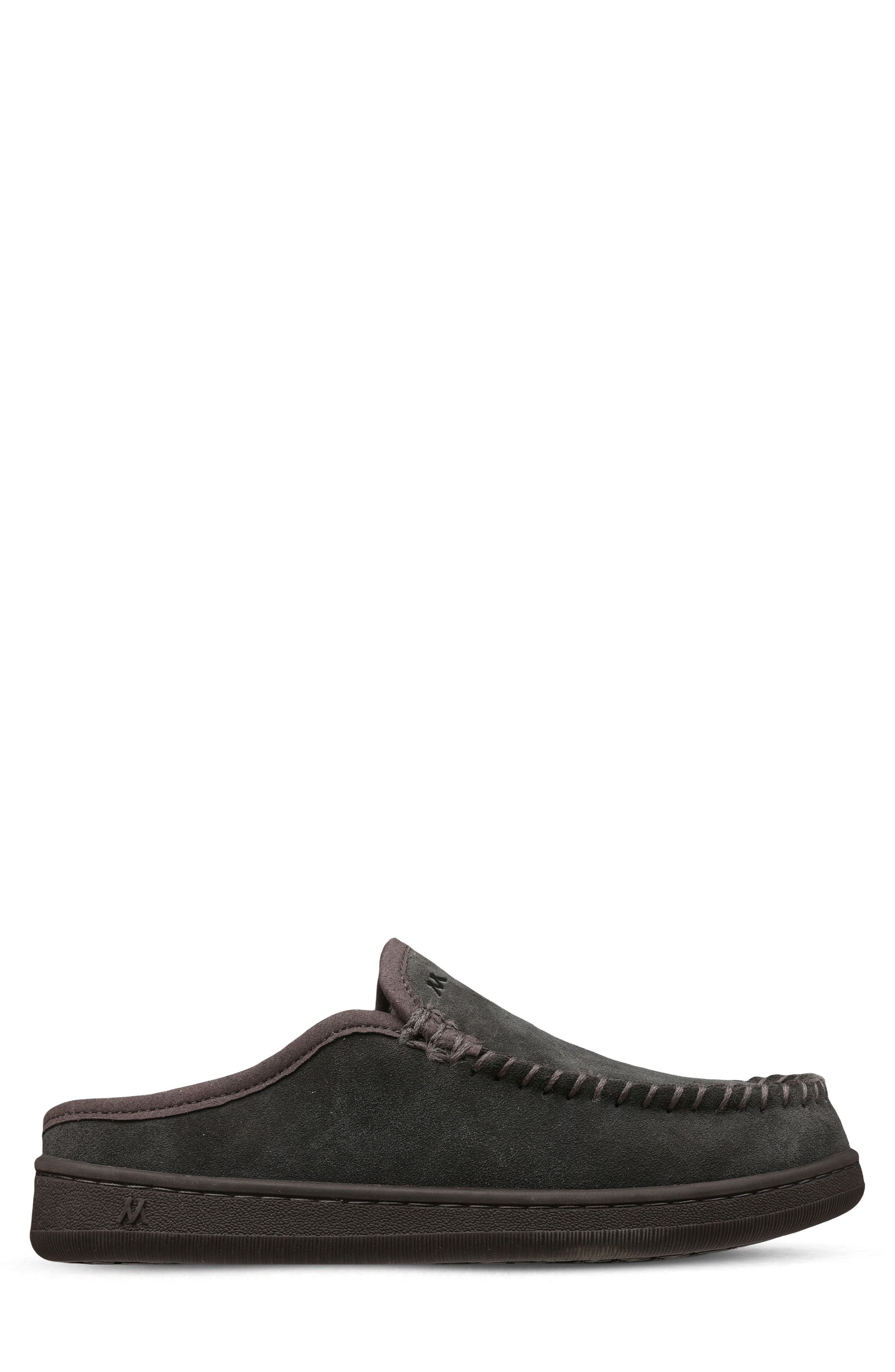 Mykos Craig Faux Shearling Lined Slipper, Alternate, color, Charcoal