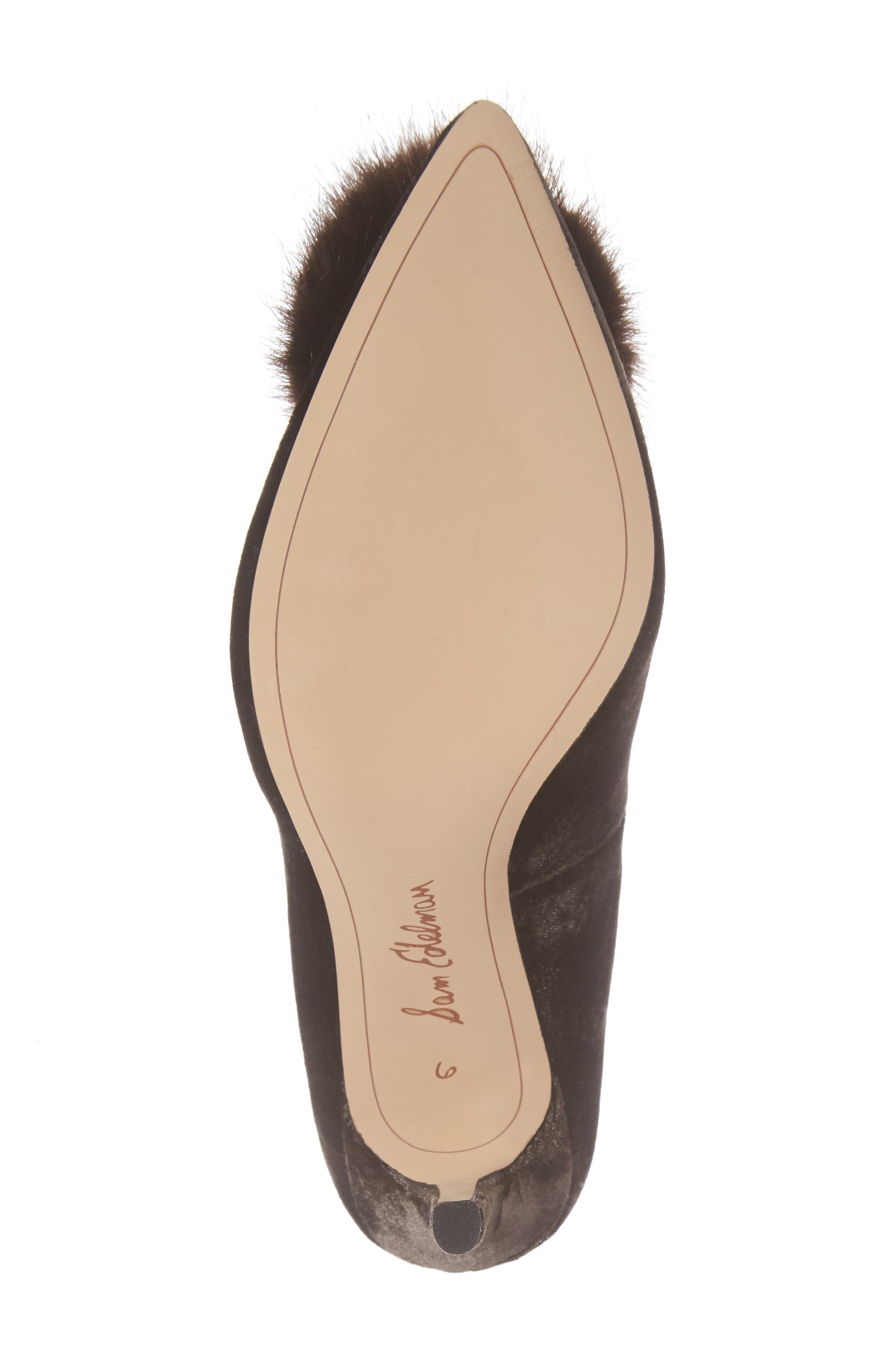 Sam Edelman Haroldson Pump with Faux Fur Pompom, Alternate, color, 