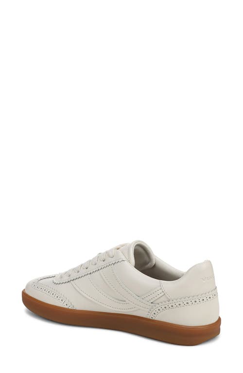 Vince Oasis Brogue Sneaker In White