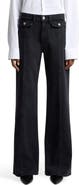 7 For All Mankind Lotta Seamed Patch Pocket Wide Leg Jeans