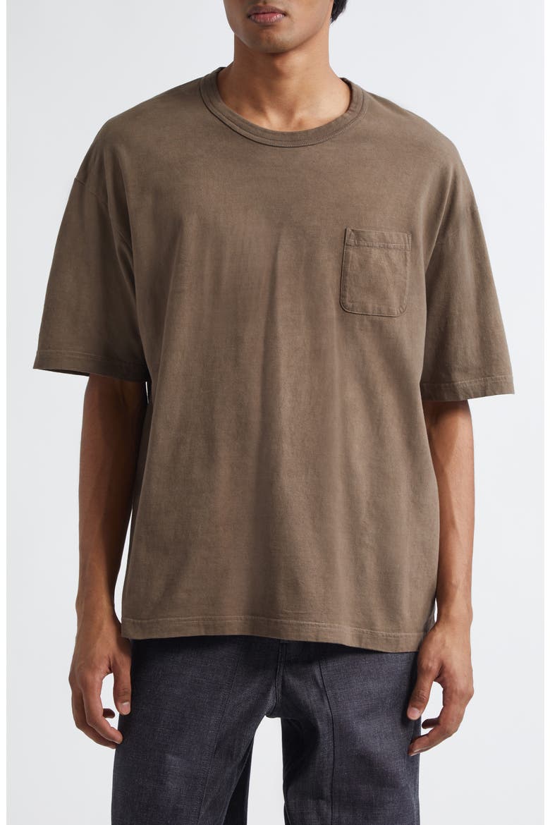 Jumbo Cotton Pocket T-Shirt, Main, color, MUD