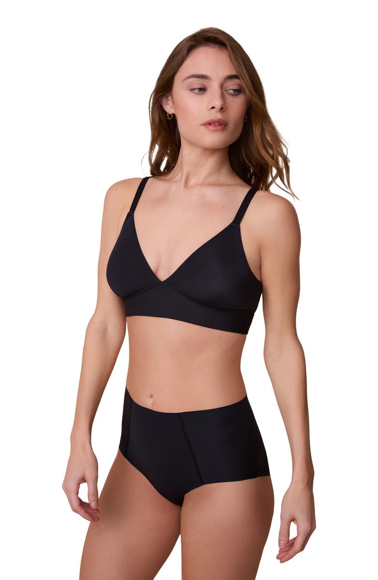 Harper Wilde Bliss Triangle Bralette, Alternate, color, Black