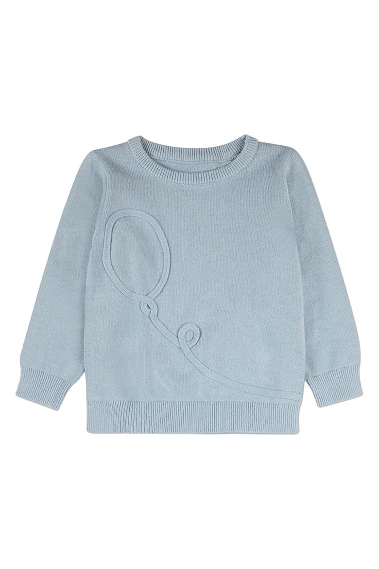 2 Piece Knit Set with Balloon Accent, Alternate, color, Blue