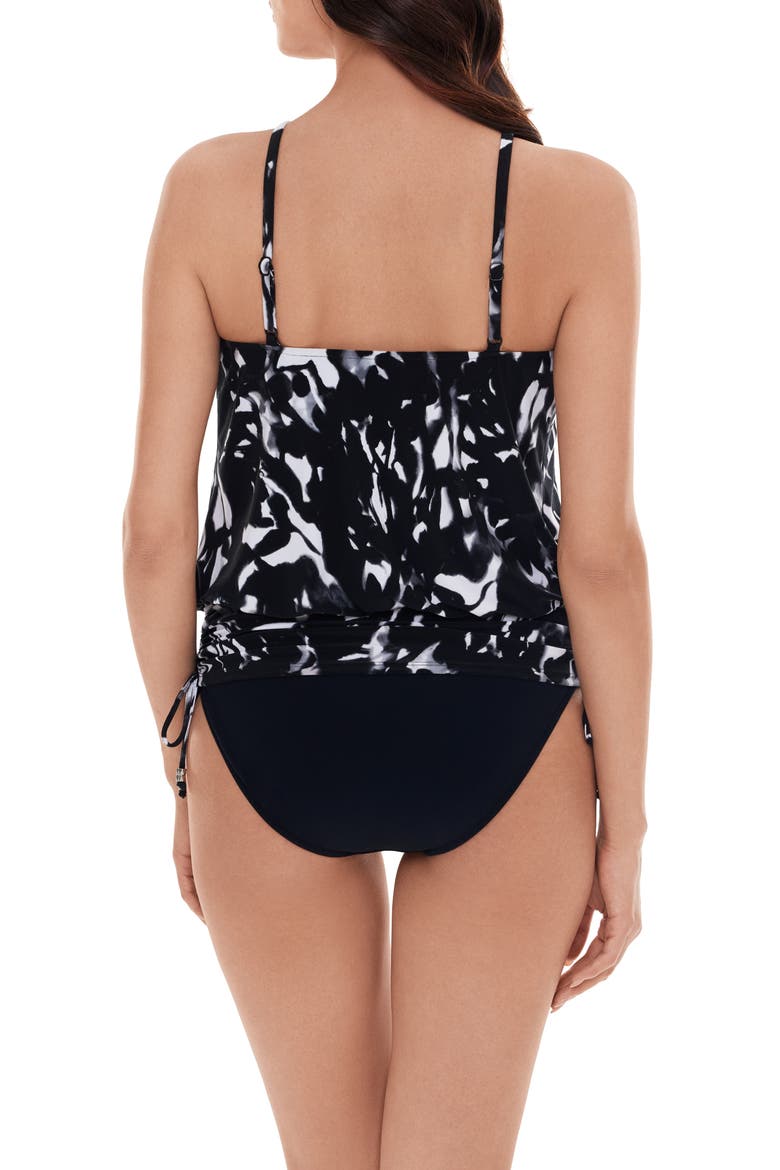 Dreamstate Babs Tankini Top, Alternate, color, BLACK/ MULTI
