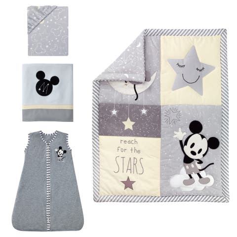 Disney Baby Mickey Mouse 4-Piece Crib Bedding Set