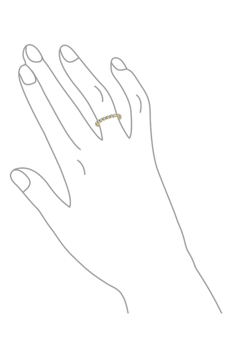 BLING JEWELRY Cubic Zirconia Stackable Eternity Ring, Alternate, color, Gold-Tone